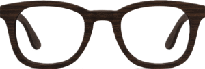 Lunette artisanale en bois ébène