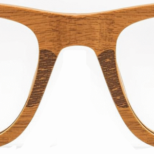 Lunette artisanale en bois acajou